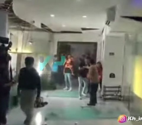 Terrifying! The Moment Baim Wong's Office Collapses, Mistaken for an Earthquake, Broken Glass and Falling Ceiling