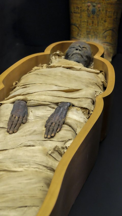 Arkeolog Temukan 73 Mumi Bertopeng dan Dibungkus Kain Warna-Warni