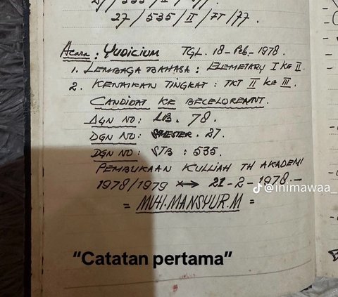 Viral Wanita Temukan Diary Ayahnya yang Ditulis Tahun 1977, Tulisan Tangannya Bikin Kagum