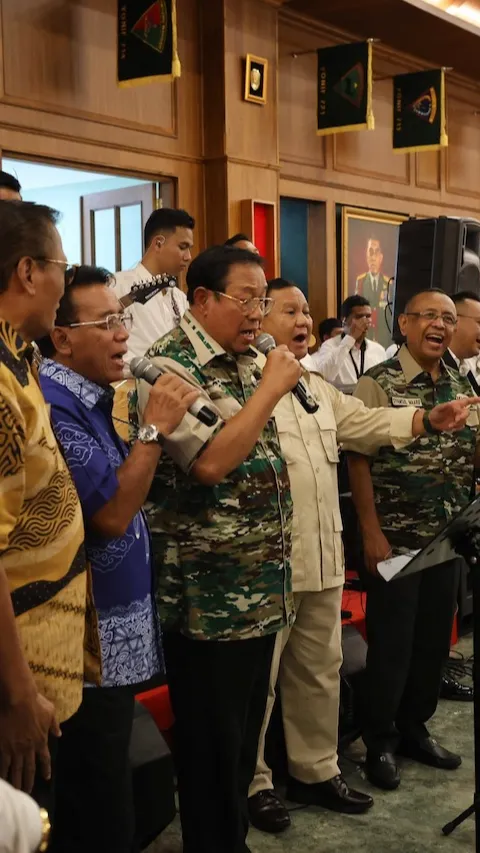 Nostalgia Bareng, Prabowo dan SBY Hadiri Reuni Akbar Akabri 1970-1973