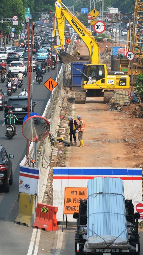 FOTO: LRT Jakarta Velodrome-Manggarai Mulai Pengeboran Fondasi