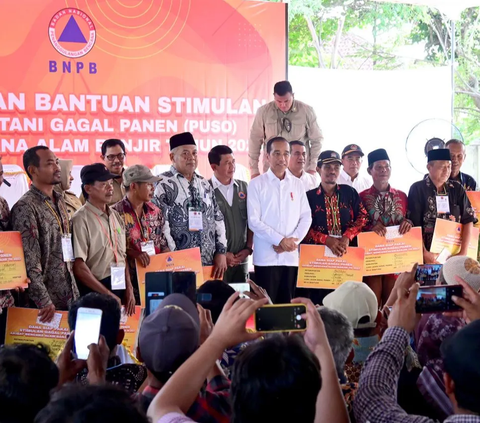 Jokowi Salurkan BLT ke Petani Terdampak Puso, Bantuan Rp8 Juta Per 1 Hektare