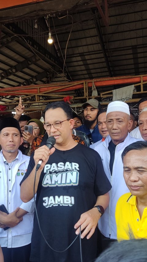 Di Depan Pedagang Pasar, Anies Tawarkan Contract Farming Ganti Ketergantungan Impor