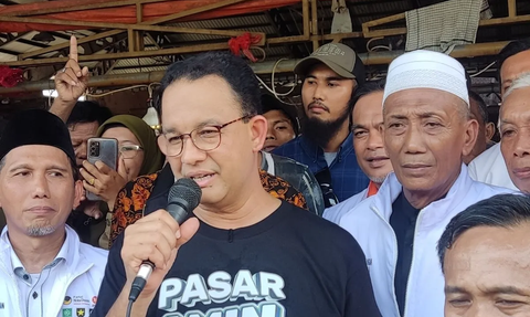 Kunjungi Pedagang Pasar Angso Duo Jambi, Anies Janji Bereskan Harga Sembako Jika jadi Presiden