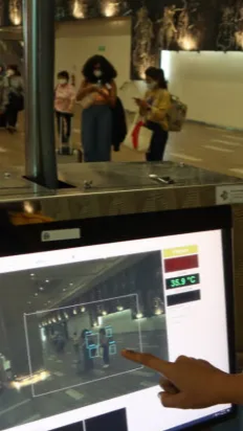 Antisipasi Covid-19 dan Pneumonia, 5 Pendeteksi Suhu Tubuh Dipasang di Bandara I Gusti Ngurah Rai<br>