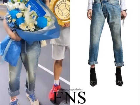 Cuttingan Unik Celana Nagita, Dikira Celana Kegedean oleh Netizen