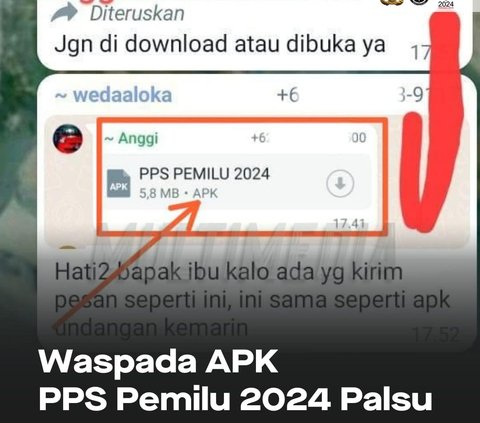 Waspada Modus Penipuan File APK Terkait PPS Pemilu, Jangan Diklik!