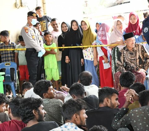 Pengungsi yang Tiba di Aceh Timur Tak Hanya Etnis Rohingnya, Ada Warga Bangladesh