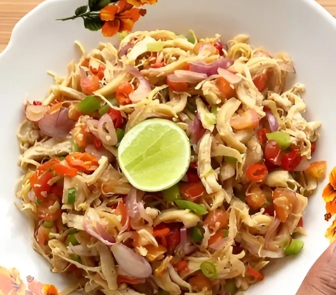 Recipe for Shredded Chicken with Sambal Dabu-Dabu by Chef Ocit, Addictively Spicy and Sour