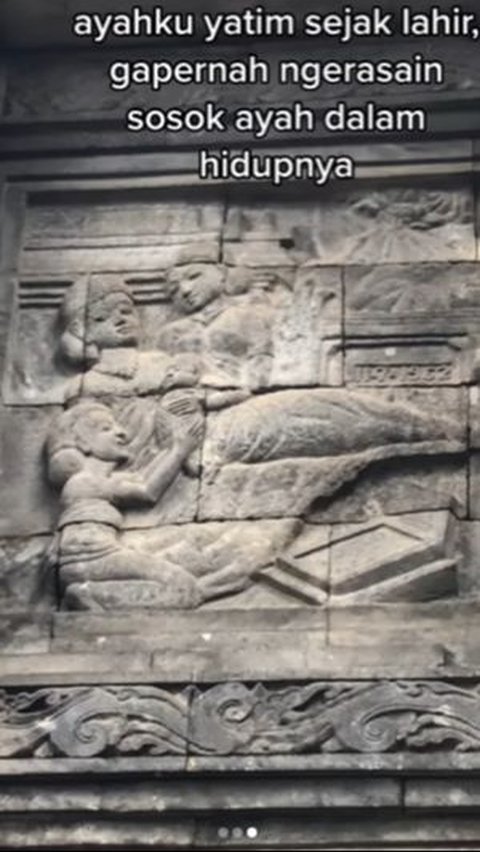 This relief tells us that Ki Joko Bodo has been present since birth.