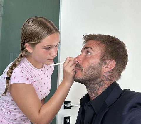 Exciting, Portrait of David Beckham's Daddy Daughter Trip and Only Daughter