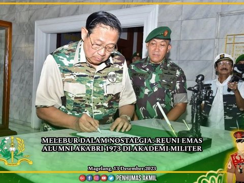 Momen Reuni Emas Alumni Akabri 1973, Hadir Jenderal Lulusan Terbaik Pernah Punya Pengaruh Besar di RI