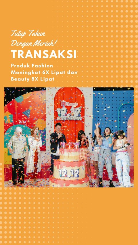 Tutup Tahun Dengan Meriah! Transaksi Produk Fashion Meningkat 6X Lipat dan Beauty 8X Lipat