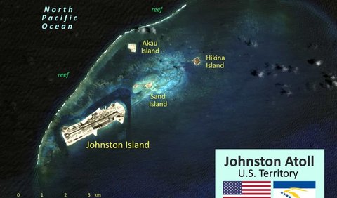 <b>6. Johnston Atoll, U.S. Minor Outlying Islands</b><br>