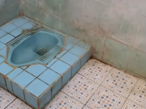 Unusual Toilet Appearance, Causing Trouble When Needing to Defecate