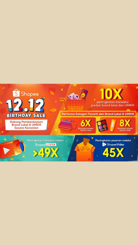 Ini Bukti Shopee Live dan Shopee Video Jadi Fitur Favorit Pengguna dan Penjual di Shopee 12.12 Birthday Sale