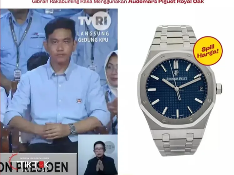 Gibran's Watch During Presidential Debate Becomes the Spotlight, Priced at Rp1.5 Billion