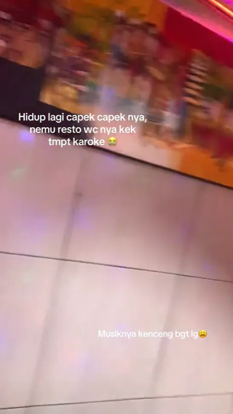 Momen Wanita Masuk Toilet Restoran Serasa Tempat Karaoke, Ada Speaker hingga Lampu Kelap-kelip