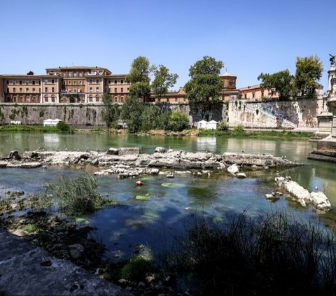 Jembatan Kaisar Nero dari Abad 50 Masehi Muncul dari Sungai di Roma, Begini Kondisinya