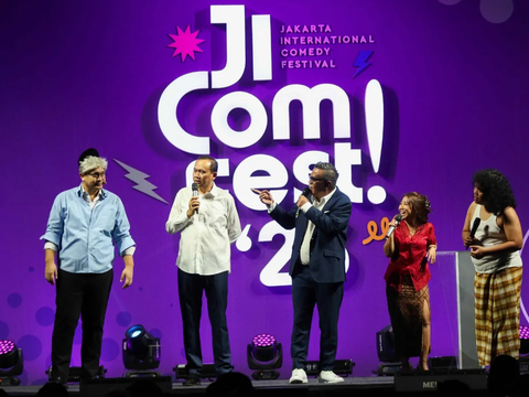 FOTO: Kolaborasi di Jicomfest 2023, Ini Penampilan Kocak Gilang Dirga, Abdel Achrian hingga Cak Lontong di Republik Konoha