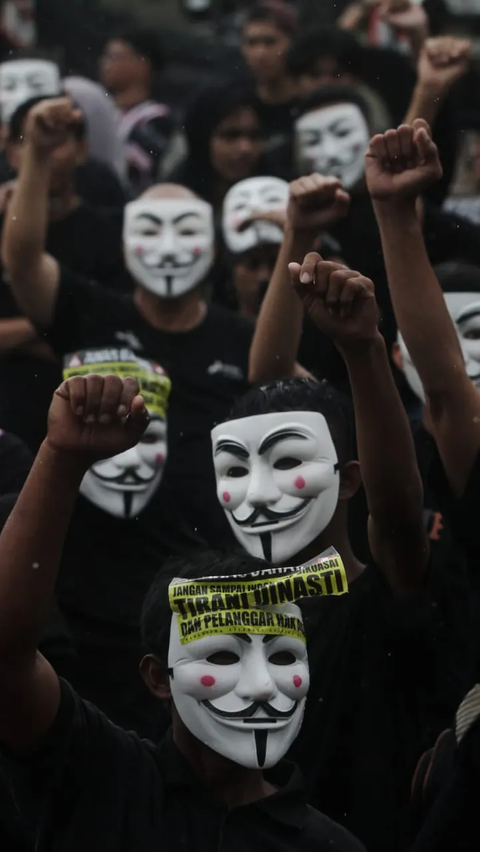 Topeng Guy Fawkes diketahui sudah menjadi simbol perlawanan terhadap kekuasaan.