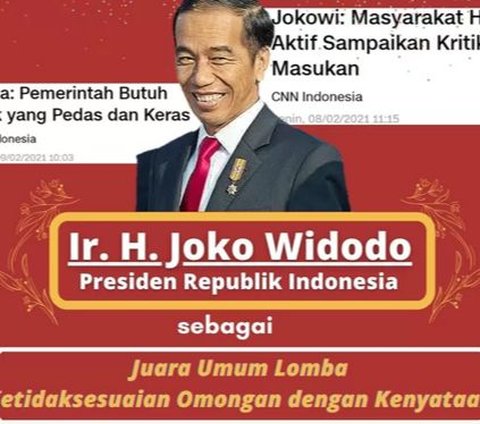Bukan Cuma Baliho Alumnus Memalukan, BEM UGM juga Pernah Kritik Jokowi lewat Poster Juara Umum