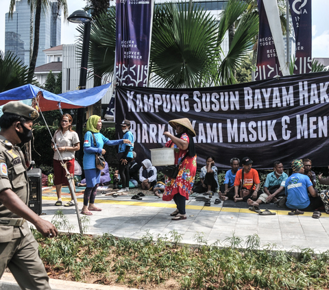 40 KK Kelompok Tani Tinggal di Kampung Susun Bayam Tanpa Listrik dan Air