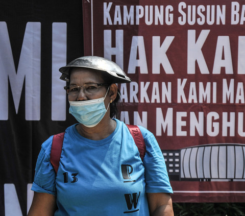 40 KK Kelompok Tani Tinggal di Kampung Susun Bayam Tanpa Listrik dan Air