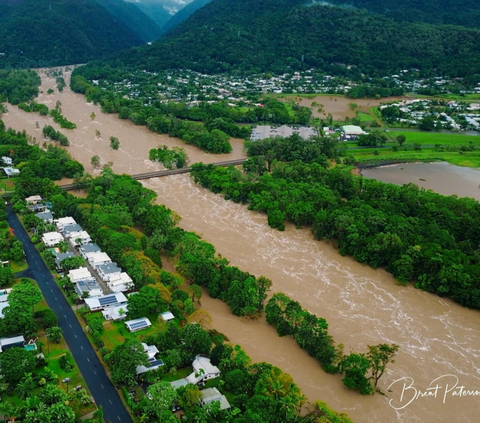 FOTO: Penampakan Udara Saat Banjir Nyaris Tenggelamkan Australia Timur