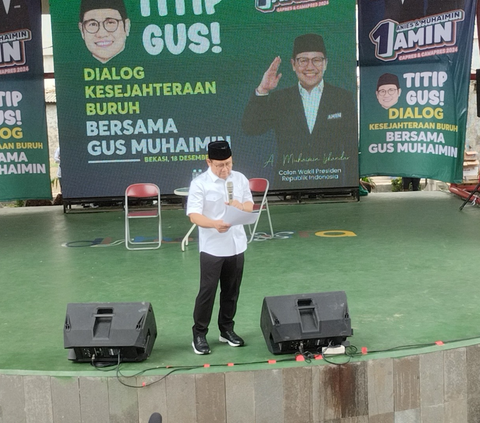 Temui Buruh, Cak Imin Janji Tidak Ada Undang-Undang Simsalabim Jika Menang Pilpres 2024