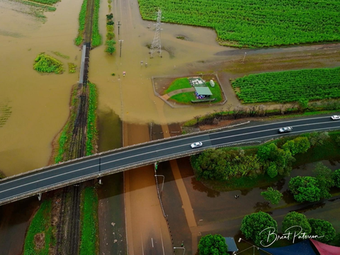 FOTO: Penampakan Udara Saat Banjir Nyaris Tenggelamkan Australia Timur