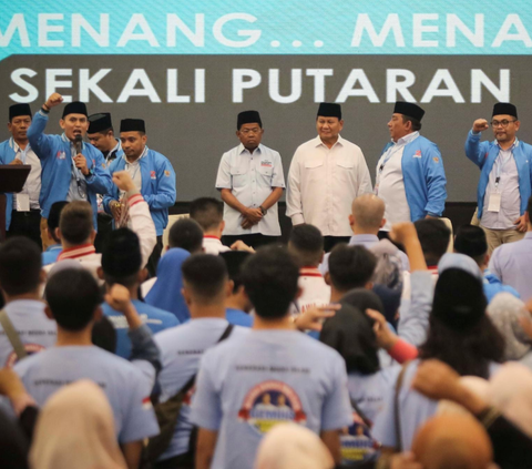 FOTO: Terima Dukungan dari Kaukus Generasi Muda Islam, Prabowo Subianto Semakin Yakin Akan Menang Satu Putaran