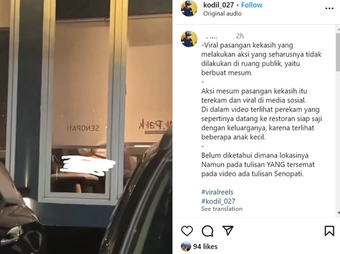 Viral Sejoli Diduga Mesum di Kafe Kawasan Senopati Jaksel, Polisi Turun Tangan