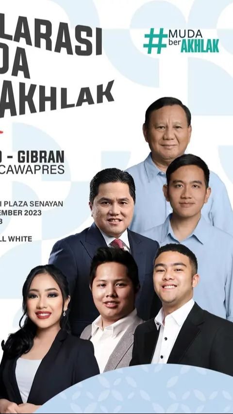 Penjelasan Erick Thohir Soal Wajahnya Terpampang di Poster Kampanye Gibran Prabowo