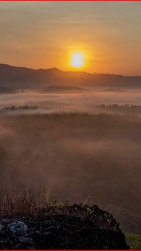 Menikmati Keindahan Alam di Gunung Ireng Patuk Gunungkidul, Punya Daya Tarik Sunrise dan Sunset yang Memukau