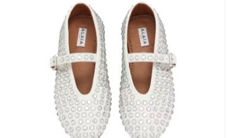 White Shiny Shoes