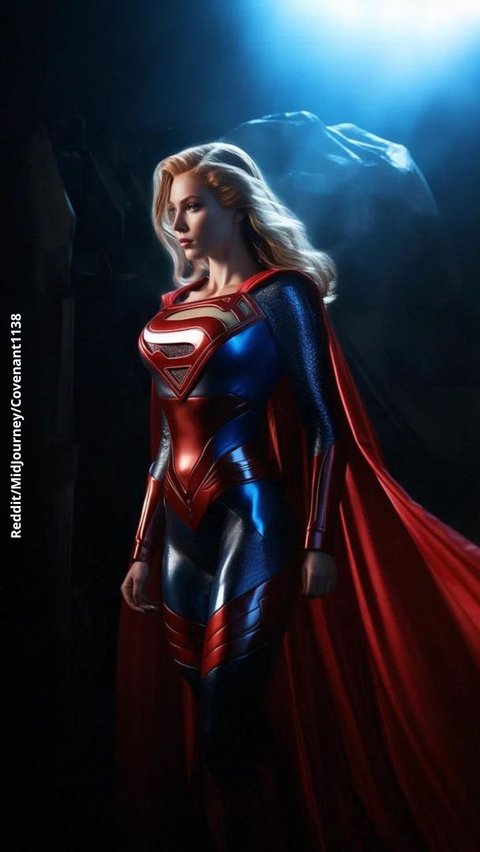 Begini Jadinya kalau Sosok Superman Seorang Wanita, Cantiknya Luar Biasa