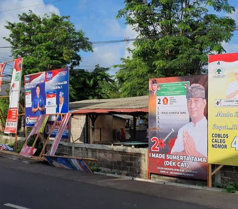 Baliho Ganjar-Mahfud dan Caleg PDIP Dirusak di Jembrana Bali