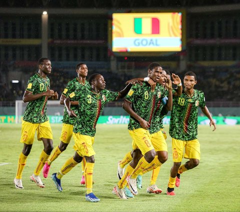 FOTO: Selebrasi Pemain Timnas Mali Rayakan Juara Ketiga Piala Dunia U-17