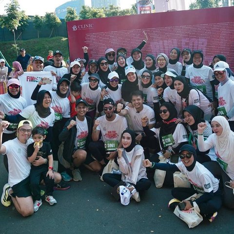 Potret Cantik Natasha Rizky Ikut Marathon 5K Bareng Irish Bella, Penampilannya Tuai Banyak Pujian