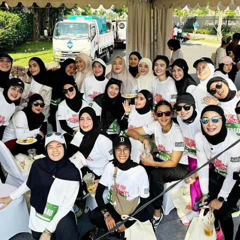 Potret Cantik Natasha Rizky Ikut Marathon 5K Bareng Irish Bella, Penampilannya Tuai Banyak Pujian