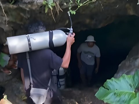 Unique! Thought to be in the Middle of the Forest, the Cave that Becomes a Popular Cave Diving Spot is Located Underneath a Resident's House