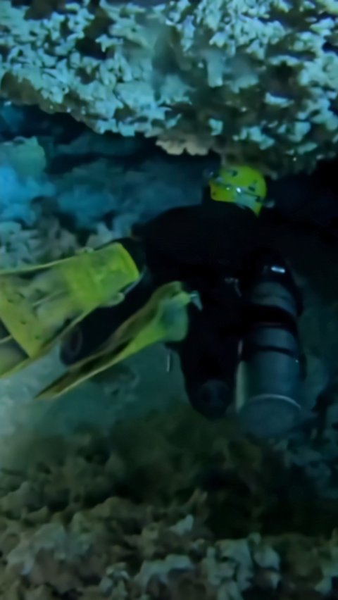 Viral Gua yang Jadi Spot Cave Diving Berada di Bawah Rumah Warga.