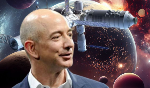 Bezos memang sangat mendedikasikan dirinya dalam penjelajahan luar angkasa.