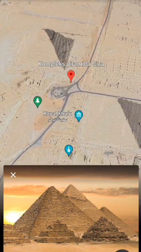 Makam Meresankh III berada di dataran tinggi yang merupakan bagian dari Kompleks Piramida Giza, Mesir. <br>