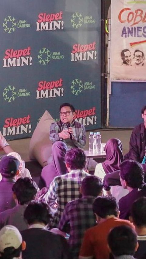 Cak Imin Bingung Jawab Tantangan Mahasiswa Kritik Wapres Ma'ruf Amin
