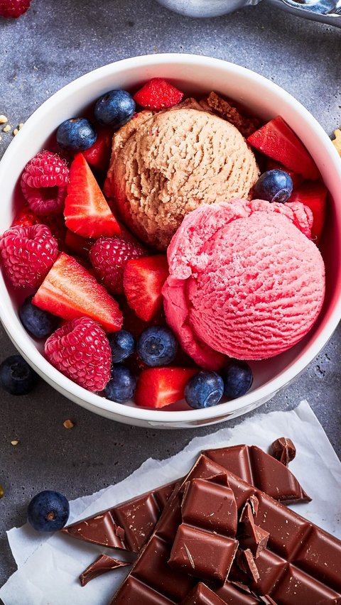 Make Healthy Colorful Ice Cream for Children, Only 4 Ingredients