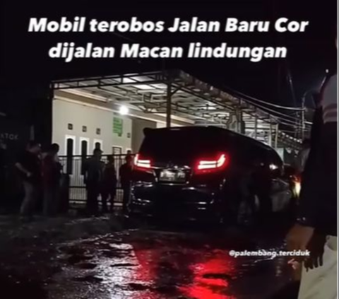 Kasus Pengemudi Alphard Terobos Jalan Baru Dicor, Begini Endingnya