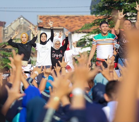 Atikoh Ganjar Ajak Warga Senam: Kalau Perempuan Kuat, Insyaallah Masalah Bangsa Bisa Kelar