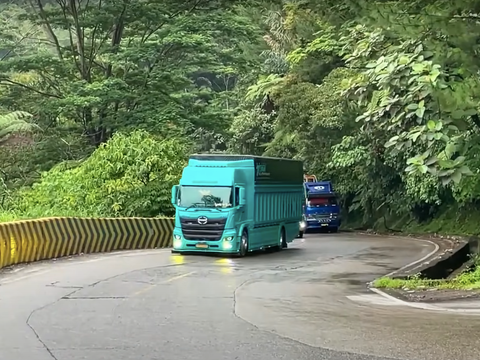 Bikin Takjub, Sopir Truk Wanita Cantik Ini Taklukan Tanjakan Menikung Tajam Sitinjau Lauik 'Aku Senang Banget'